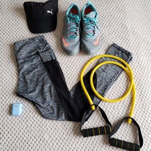 Mesh Panel Workout Leggings